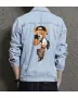 Teddy In school Jean Jacket for Men – Gift for Teen Boys – Back-to-school Gift