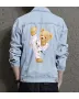 Teddy Karate Jean Jacket for Men – Gift for Gamers – Birthday Present