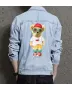 Teddy Lemon Jean Jacket for Men – Gift for Streetwear Fans – Christmas Gift