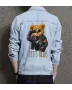Teddy Lets Ride Jean Jacket for Men – Gift for Streetwear Fans – Christmas Gift