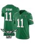 A.J. Brown 11 Philadelphia Eagles Fly Eagles Fly Patch Alternate Game Men Jersey – Kelly Green