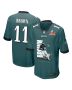 A.J. Brown 11 Philadelphia Eagles ‘Mr. UPS’ Game Men Jersey – Midnight Green