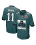 A.J. Brown 11 Philadelphia Eagles ‘Swole Batman’ Game Men Jersey – Midnight Green