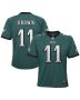 A.J. Brown 11 Philadelphia Eagles YOUTH Game Jersey – Green