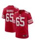 Aaron Banks 65 San Francisco 49ers Game Men Jersey – Scarlet
