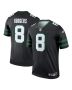 Aaron Rodgers 8 New York Jets Alternate Legend Jersey – Men, Legacy Black