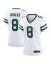 Aaron Rodgers 8 New York Jets Game Jersey – Women, White