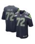 Abraham Lucas 72 Seattle Seahawks Men Game Jersey – College Navy