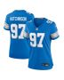 Aidan Hutchinson 97 Detroit Lions Women’s Team Game Jersey – Blue