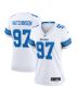 Aidan Hutchinson 97 Detroit Lions Women’s White Game Jersey – White