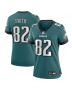 Ainias Smith 82 Philadelphia Eagles Women’s Team Game Jersey – Midnight Green