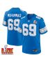 Al-Quadin Muhammad #69 Detroit Lions Super Bowl LIX Jersey – Men’s – Blue