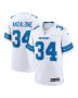 Alex Anzalone 34 Detroit Lions White Game Men Jersey – White