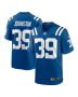 Alex Johnson 39 Indianapolis Colts Team Game Men Jersey – Royal
