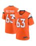 Alex Palczewski 63 Denver Broncos Team Game Men Jersey – Orange