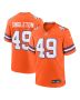 Alex Singleton 49 Denver Broncos Mile High Collection 1977 Throwback Player Game Men Jersey – Orange