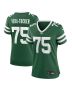 Alijah Vera-Tucker 75 New York Jets Women’s Team Game Jersey – Legacy Green