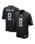 Ameer Abdullah 8 Las Vegas Raiders Team Game Men Jersey – Black