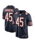 Amen Ogbongbemiga 45 Chicago Bears Game Men Jersey – Navy