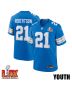 Amik Robertson #21 Detroit Lions Super Bowl LIX YOUTH Jersey – Blue