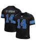 Amon-Ra St. Brown 14 Detroit Lions Alternate Player Game YOUTH Jersey – Black
