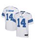 Amon-Ra St. Brown 14 Detroit Lions Player Game YOUTH Jersey – White