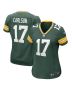 Anders Carlson 17 Green Bay Packers Women Game Jersey – Green