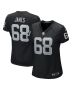 Andre James 68 Las Vegas Raiders Women Game Jersey – Black