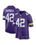 Andrew DePaola 42 Minnesota Vikings Men Game Jersey – Purple