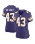 Andrew Van Ginkel 43 Minnesota Vikings Women’s Alternate Game Jersey – Purple