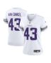 Andrew Van Ginkel 43 Minnesota Vikings Women’s Alternate Game Jersey – White