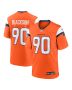 Angelo Blackson 90 Denver Broncos Game Men Jersey – Orange