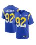 Anthony Goodlow 92 Los Angeles Rams Game Men Jersey – Royal
