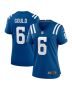 Anthony Gould 6 Indianapolis Colts Women’s Game Jersey – Royal