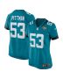 Anthony Pittman 53 Jacksonville Jaguars Women’s Team Game Jersey – Teal
