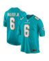 Anthony Walker Jr. 6 Miami Dolphins Game Men Jersey – Aqua