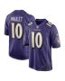 Arthur Maulet 10 Baltimore Ravens Team Game Men Jersey – Purple