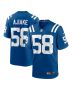 Austin Ajiake 58 Indianapolis Colts Game Men Jersey – Royal