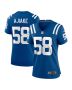 Austin Ajiake 58 Indianapolis Colts Women’s Game Jersey – Royal