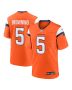 Baron Browning 5 Denver Broncos Team Game Men Jersey – Orange