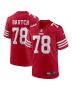 Ben Bartch 78 San Francisco 49ers Game Men Jersey – Scarlet