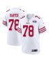 Ben Bartch 78 San Francisco 49ers Super Bowl LVIII Patch Game Men Jersey – White