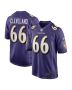Ben Cleveland 66 Baltimore Ravens Game Men Jersey – Purple