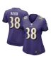 Ben Mason 38 Baltimore Ravens Women Game Jersey – Purple