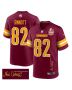 Ben Sinnott 82 Washington Commanders Super Bowl LIX Champions Patch ‘New Orleans – The Ultimate Showdown’ EMBROIDERED Game Men Jersey – Burgundy