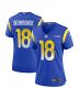Ben Skowronek 18 Los Angeles Rams Women’s Game Jersey – Royal
