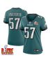 Ben VanSumeren #57 Philadelphia Eagles Super Bowl LIX Women’s Jersey – Midnight Green