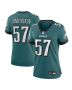 Ben VanSumeren 57 Philadelphia Eagles Women’s Team Game Jersey – Midnight Green