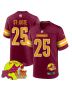 Benjamin St-Juste 25 Washington Commanders Super Bowl LIX New Orleans Patch Game Men Jersey – Burgundy