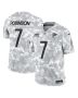 Bijan Robinson 7 Atlanta Falcons 2024 Salute to Service Limited Men Jersey – Arctic Camo